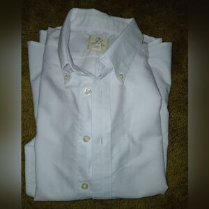 Lands End Longsleeve Button Up Shirt Boys Size 12